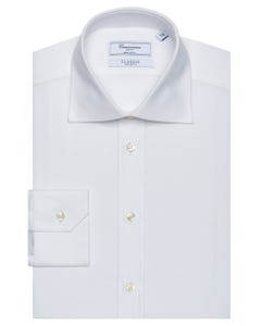 Camicia classic bianca, slim francese_0