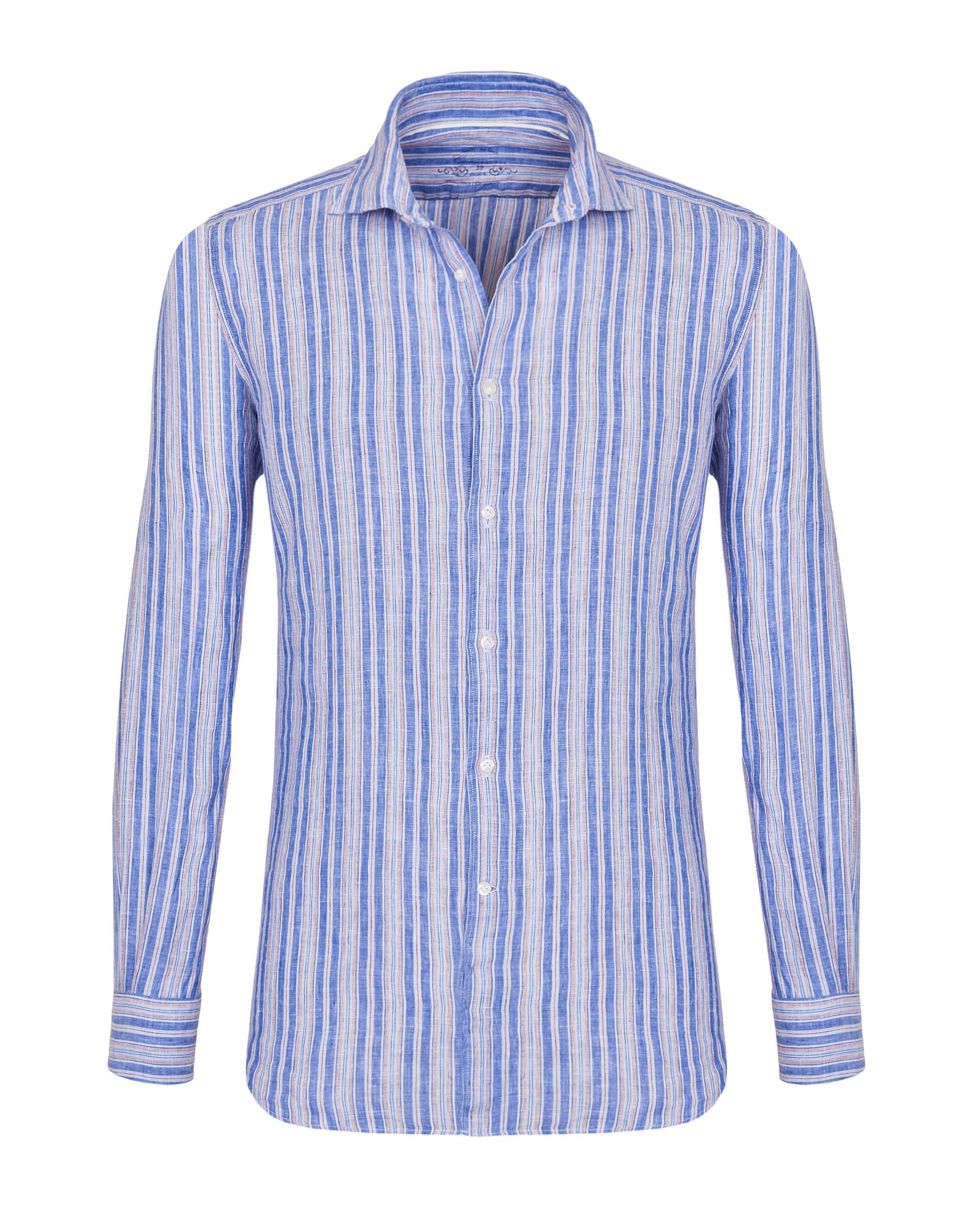 Camicia a righe store rosse